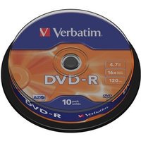 Verbatim DVD-R 4.7 Go - 16x (Spindle x10)