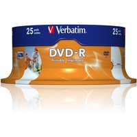 Verbatim DVD-R 4.7 Go - 16x (Spindle x25) Imprimable