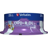 Verbatim DVD+R DL 8.5 Go - 8x (Spindle x25)
