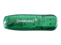 Intenso Rainbow line color 8Go (Vert)