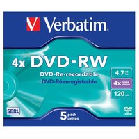Verbatim DVD-RW 4.7 Go - 4x (Boite CD x5)