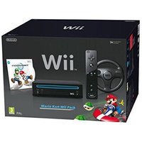 Nintendo Wii Noire + Wiimote Plus + Mario Kart Wii + Volant