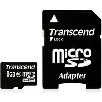 Transcend Micro SDHC 8Go Class 10