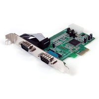 StarTech.com Carte PCI Express avec 2 Ports DB-9 RS232 - PEX2S553