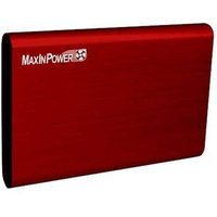 MaxInPower boitier externe USB 3.0 en aluminium brossé pour disque dur 2.5'' SATA III (coloris rouge) - BEM25MUA1CR