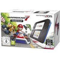 Nintendo 2DS Noir / Bleu + Mario Kart 7