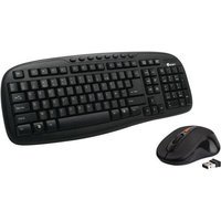 Heden Kit Clavier multimedia et souris sans fil (AZERTY Français)
