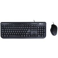 Heden Kit Clavier + Souris multimedia USB Noir (AZERTY Français)