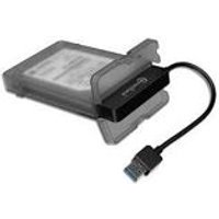 Boîtier externe 2 en 1 pour disque 2.5'' SATA USB v3.0 322-BK Noir