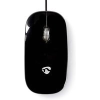 NEDIS Wired Optical Mouse Noir