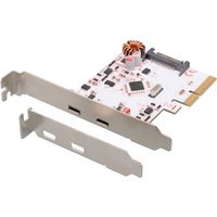 CONNECTLAND Carte PCI Express 2 ports USB v3.1 Type-C