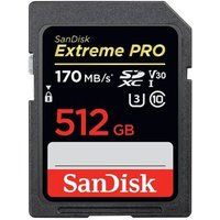 SanDisk SDXC Extreme PRO UHS-I U3 512 Go