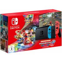 Nintendo Switch v2 + Joy-Con droit et gauche (gris) + Mario Kart 8 Deluxe