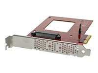 StarTech.com Carte contrôleur U.2 vers PCIe pour SSD U.2 NVMe - SFF-8639 - PCI Express 3.0 x4