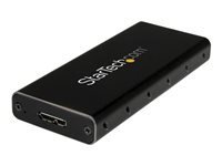 StarTech.com Boîtier USB 3.1 pour SSD M.2 SATA avec câble USB-C - Aluminium