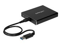 StarTech.com Boîtier USB 3.1 (10 Gb/s) dual slot pour 2 SSD M.2 SATA avec RAID