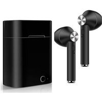 AKASHI Écouteurs Stéréo Bluetooth 5.0 Noir