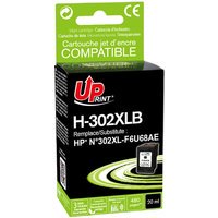 Uprint Cartouche compatible 302XL F6U68AE (Noir)