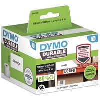Dymo LW Rouleau d'étiquettes universelles permanentes blanches - 102 x 59 mm