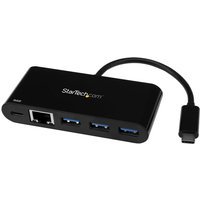 StarTech.com Adaptateur USB-C vers Gigabit Ethernet Hub USB 3.0