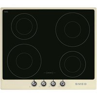 Smeg Table induction SI964PM 60 cm 4 foyers Crème