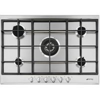 Smeg Table gaz P272XGH 5 foyers inox