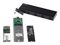 StarTech.com Boîtier USB 3.1 pour M.2 NVMe ou M.2 SATA SSD - Noir
