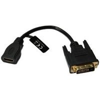 Adaptateur HDMI FEMELLE 19 pins vers DVI D MALE ( 24+1 ) 20cm