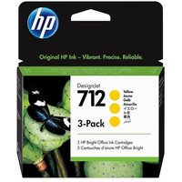 HP 712 Pack de 3 (3ED79A) - Jaune