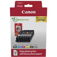 Canon PGI-530/CLI-531 BK/C/M/Y/GY Photo Value Pack