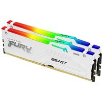 Kingston Fury Beast White RGB - 2 x 16 Go (32 Go) - DDR5 5600 MHz - CL40