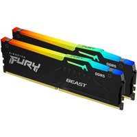 Kingston Fury Beast RGB - 2 x 32 Go (64 Go) - DDR5 5200 MHz - CL40
