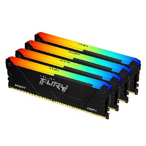 Kingston Fury Beast RGB - 4 x 8 Go (32 Go) - DDR4 3200 MHz - CL16