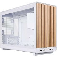 Lian Li A3-mATX Glass (Blanc/Bois Foncé)