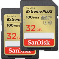 Sandisk Extreme PLUS SDHC UHS-I 32 Go (x2)