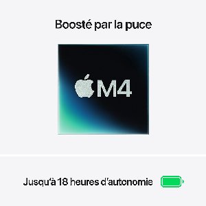 Apple MacBook Air M4 15" (2025) Bleu ciel 16Go/256 Go (MC7A4FN/A)