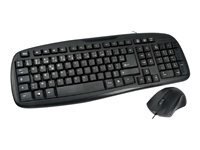 MCL Samar Kit clavier+souris USB Noir#