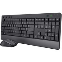 Trust Trezo - Clavier/Souris/Noir/Sans fil