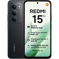 Xiaomi Redmi 15 6,9" 5G Double nano SIM 256 Go Midnight Black