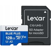 Lexar Micro SDXC 128Go Class 10 +Adapt LMSBLPL128G-BNANG