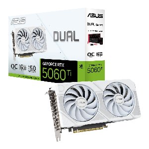 ASUS DUAL GeForce RTX 5060 Ti 16GB GDDR7 OC Edition White